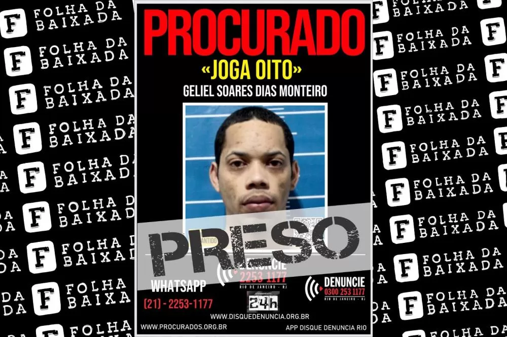 Polícia prende foragido do Comando Vermelho em São João de Meriti após denúncia anônima