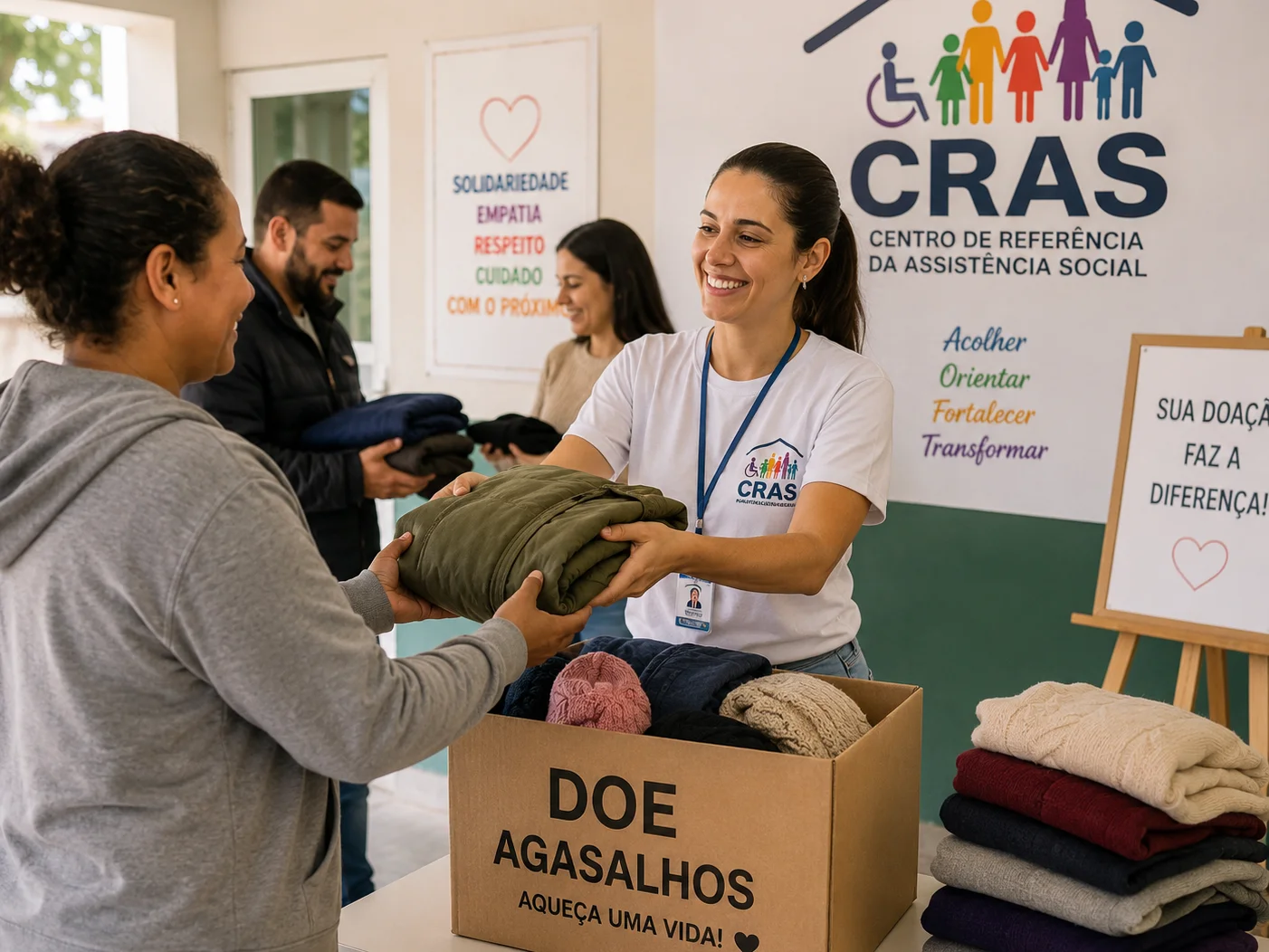 Nilópolis lança campanha para arrecadar agasalhos e cobertores para famílias em situação de vulnerabilidade