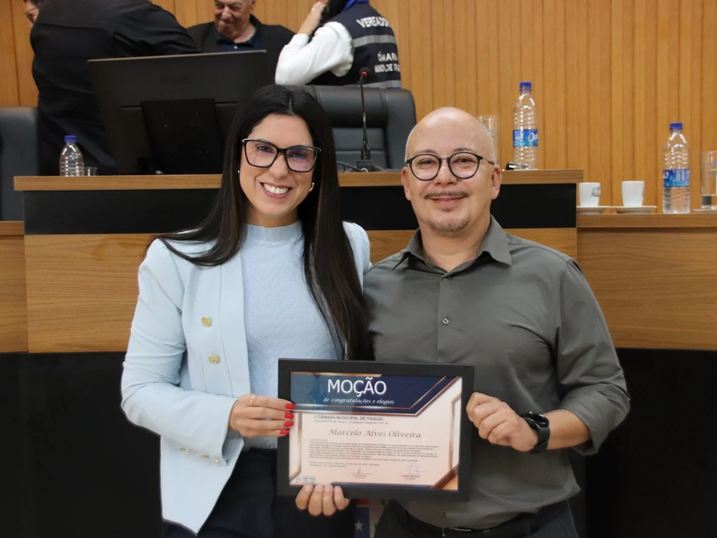 Presidente da FEPROP recebe Moção de Congratulações da Câmara Municipal de Itaguaí