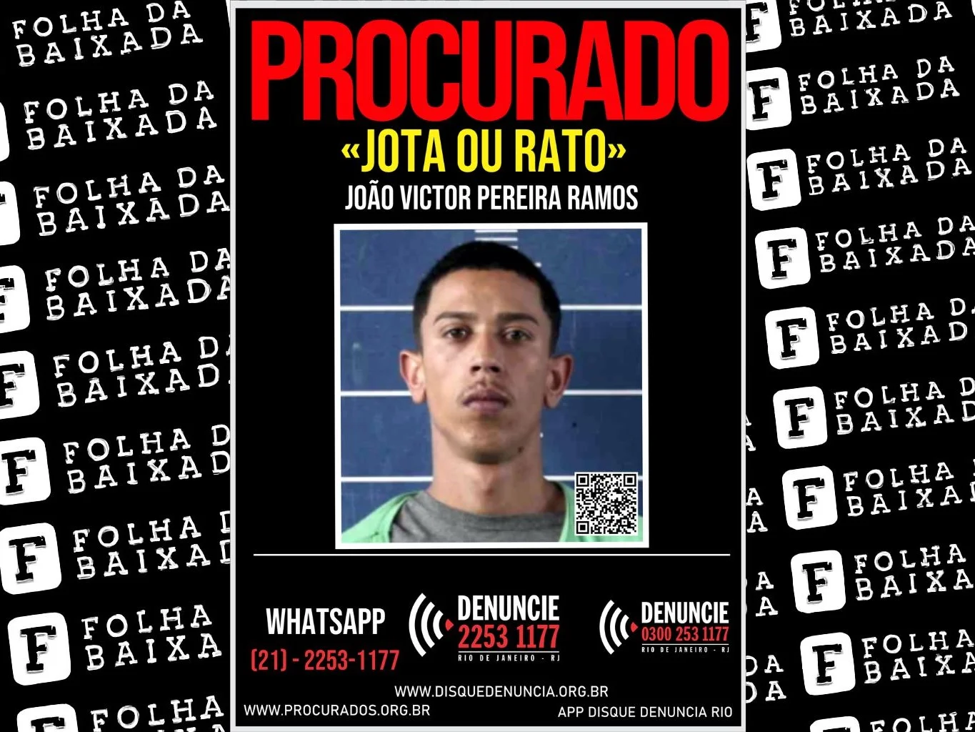 Disque Denúncia divulga cartaz para localizar suspeito de roubos de joias em Duque de Caxias