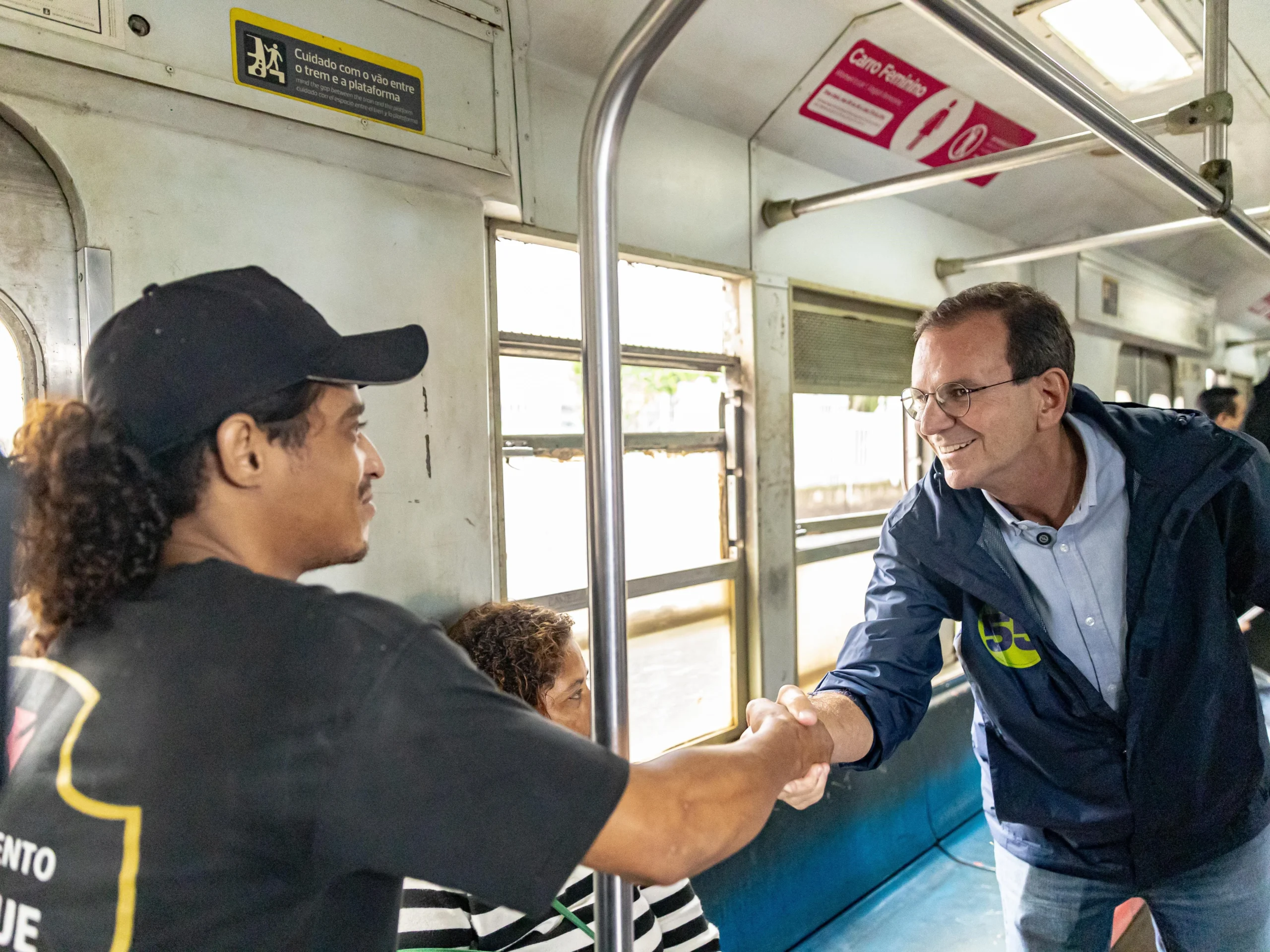 Eduardo Paes apresenta proposta para duplicar ramal Saracuruna e criar programa Trem Seguro
