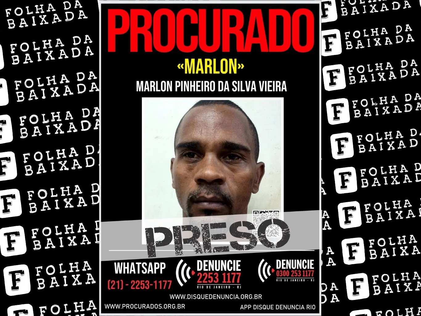 Foragido da Justiça é recapturado em São João de Meriti após denúncia anônima